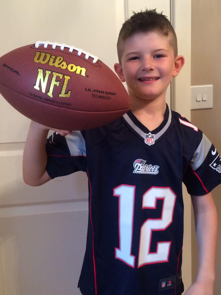 Happy 9th Birthday to Ellis Our little Tom Brady x 