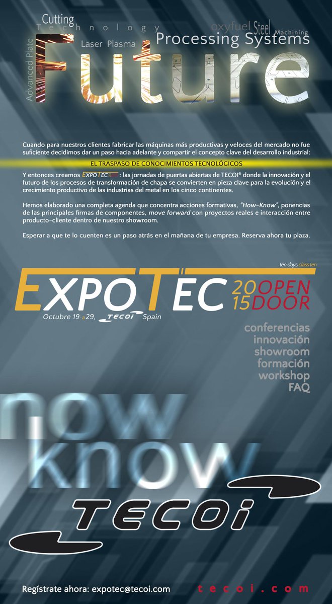 TecoiOfficial's tweet photo. #EXPOTEC2015 Open Door http://t.co/ILFtaXEckP http://t.co/YBM6vej6oc