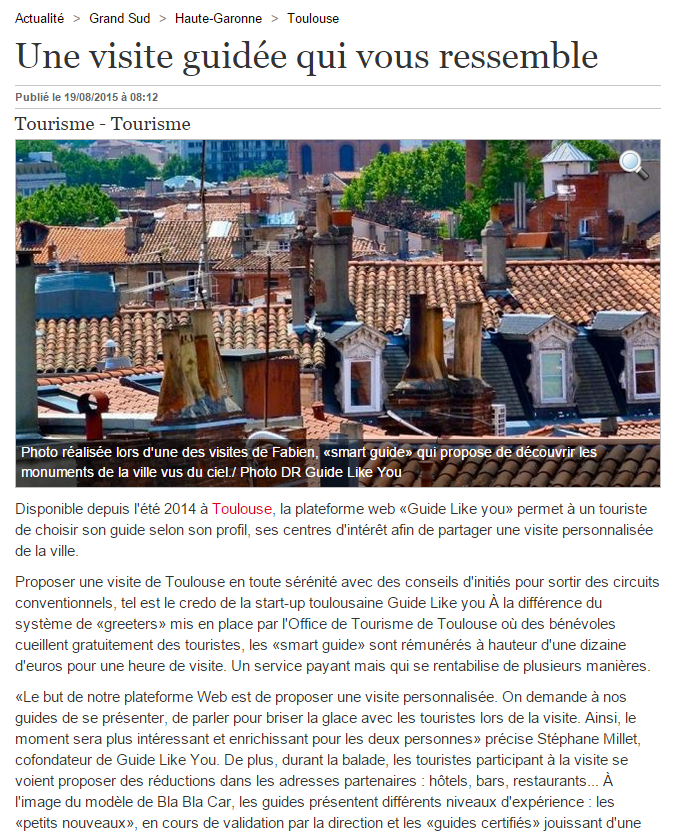 FondsUT1's tweet photo. Découvrez @GuideLikeYou, lauréat du Concours Etudiant Entrepreneur 2014 dans @ladepechedumidi http://t.co/YHaRwov6sB http://t.co/54Lw7w2h4g