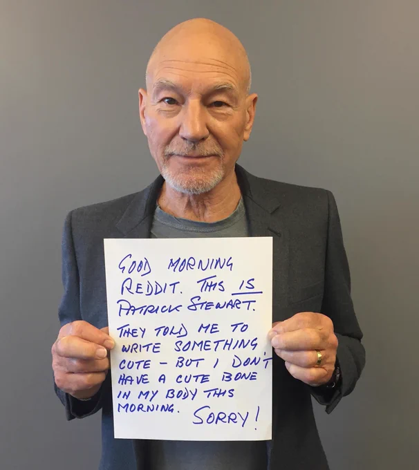 Image from Patrick Stewart (@SirPatStew)