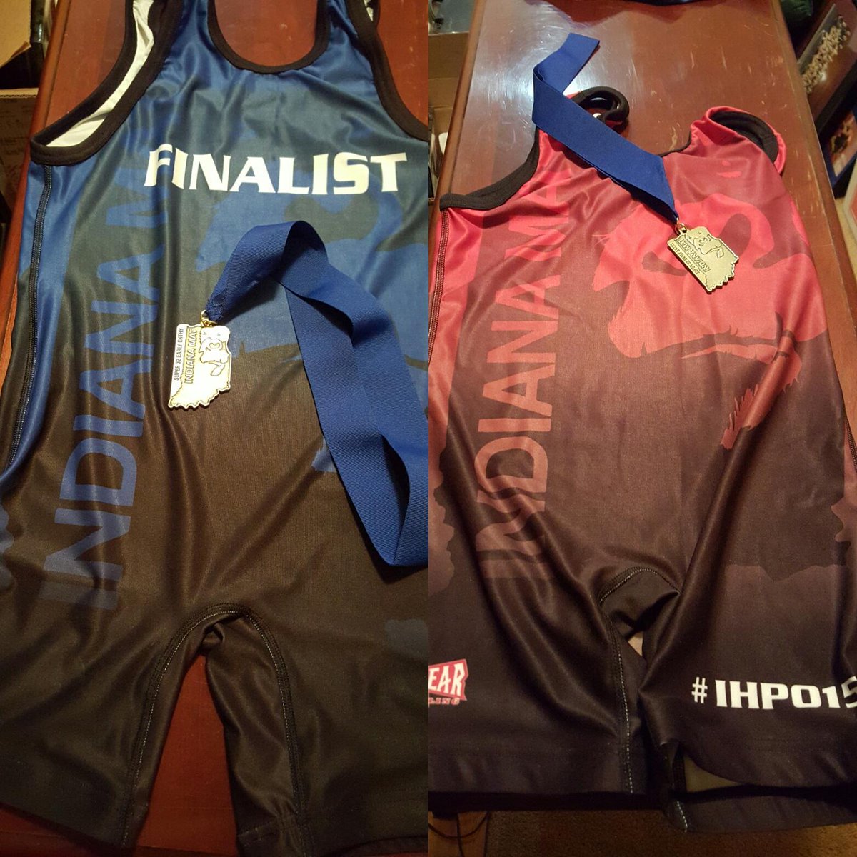 IndianaMat's tweet photo. Did you miss these dapper singlets for #IHPO15 finalists? Will you be wearing one soon? http://t.co/azq4LM2ZYm http://t.co/dD8s2uP9rA