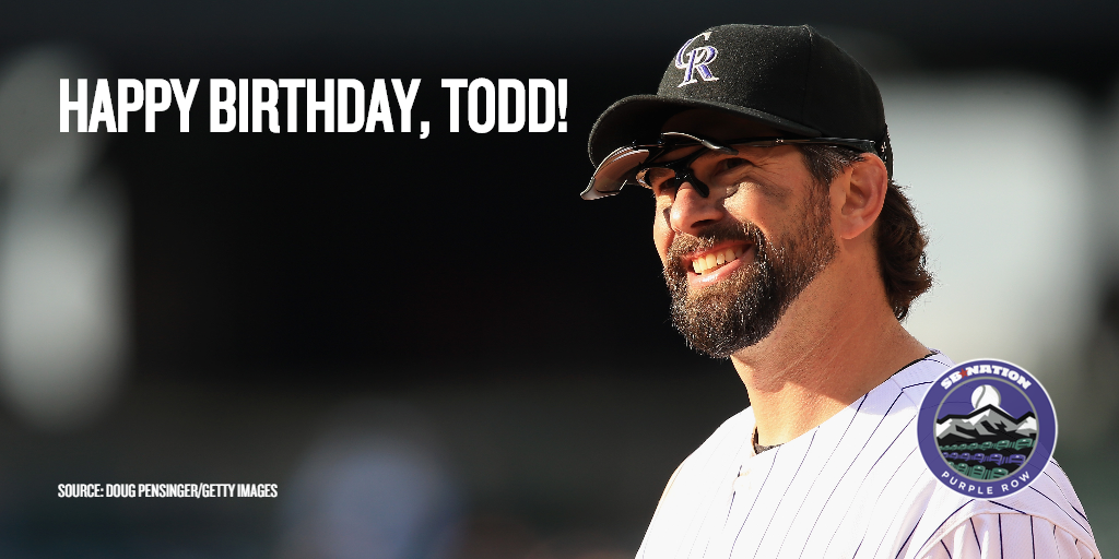 Happy 42nd birthday to former 1B Todd Helton! 