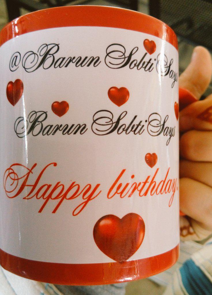 And it says Happy Birthday Barun Sobti 