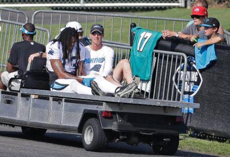 FirstTake's tweet image. What impact will @kelvinbenjamin's injury have on @CameronNewton? #PanthersProblem