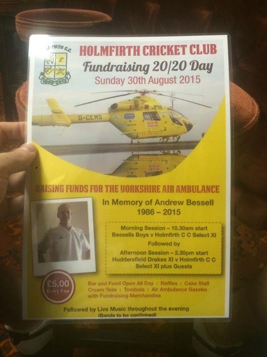 DawnWhiteleyMBE's tweet photo. Fundraiser @cc_holmfirth today in aid of @YorkshireAirAmb Get down &amp; support a great cause and memory of a good lad! http://t.co/sfvuaXSMMP