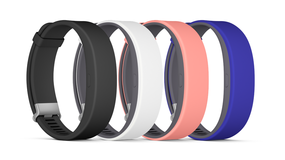 verge's tweet photo. Sony's SmartBand 2 can monitor your heart rate and field your calls http://t.co/miICFjztNR http://t.co/mKhGMKQpSf