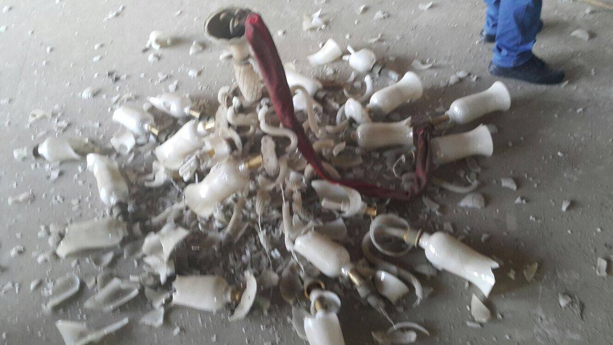 Pastpreservers's tweet photo. Ministry of Antiquities in #Cairo has confirmed damage to Mohammed Ali Palace in Shoubra from yesterdays blast. http://t.co/iXCJWylKhf