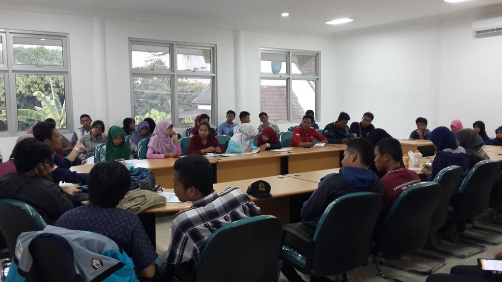 Agenda hari ini KSSK ODM 2015 bersama PSDM Fakultas dan UKM Undip