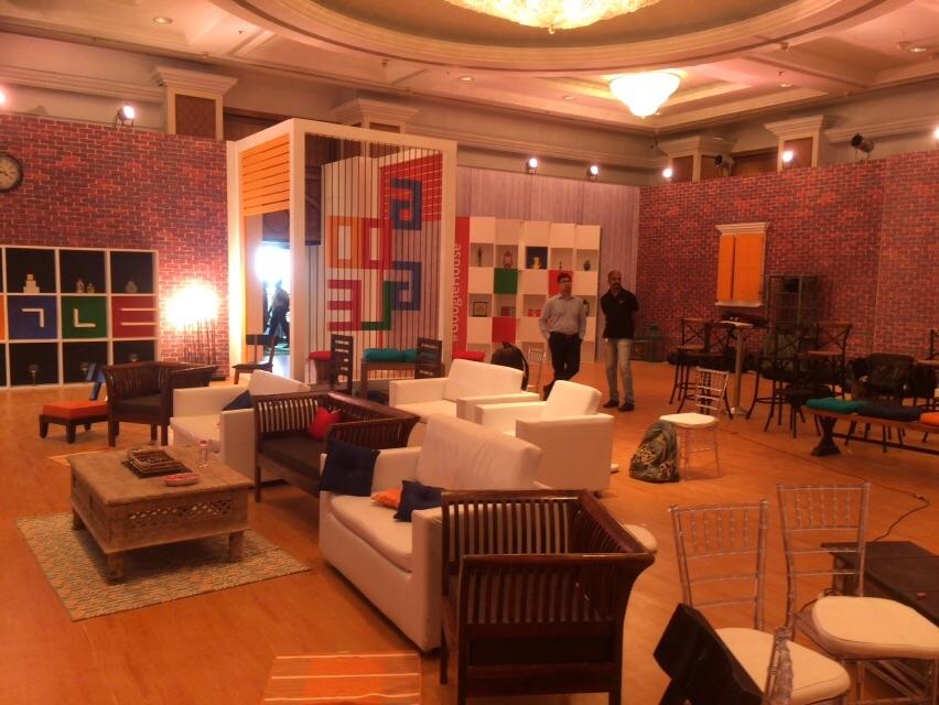 TimesNow's tweet photo. Google unveils #GoogleHouse, the company's showcase of its latest product innovations for a mobile first world http://t.co/WyOmLMUtr6