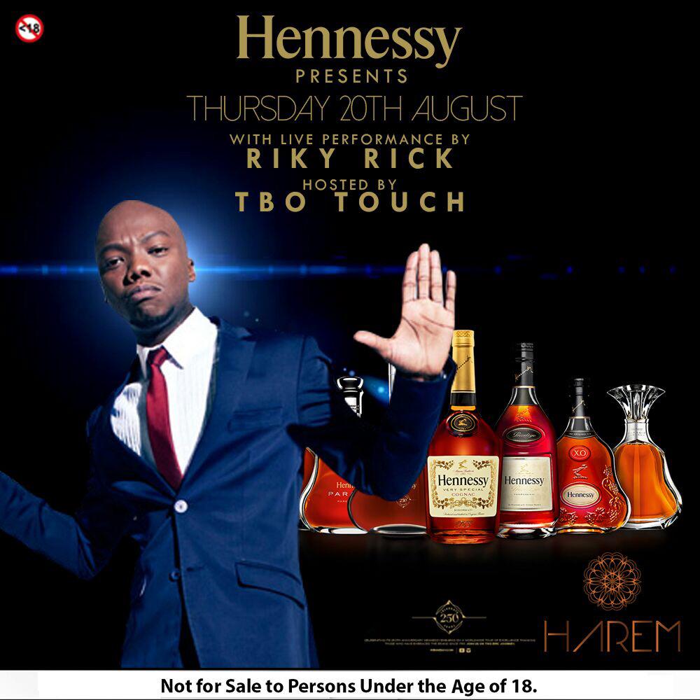 <a href="/iamtbotouch/">Tbo Touch</a> is the host for the night and <a href="/rikyrickworld/">MR MAKHADO</a> will be on stage at <a href="/Harem_Rosebank/">Harem_rosebank</a> tonight