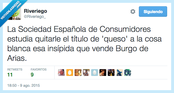vistoenlasredes's tweet photo. Eso ni es queso ni es nah por @Riveriego_ http://t.co/TDlu5OFKQj http://t.co/puekQqpLsv