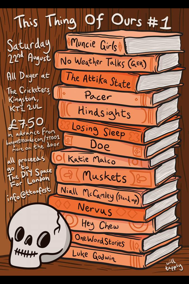 We’re playing this Saturday, this is not a drill! Other good bands too!