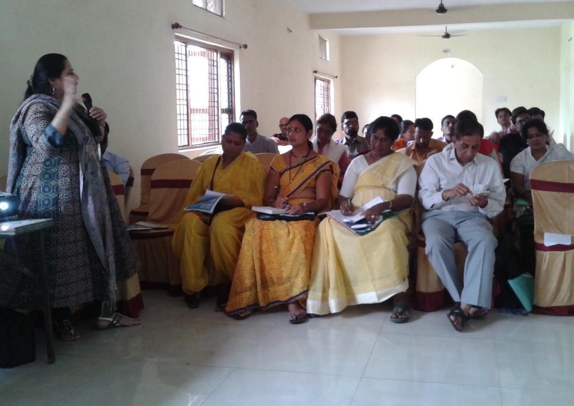 Dr Vandana Bhatia #UNICEF MP health specialist speaking on RI child rights observatory partners #CRO #UNICEF meet