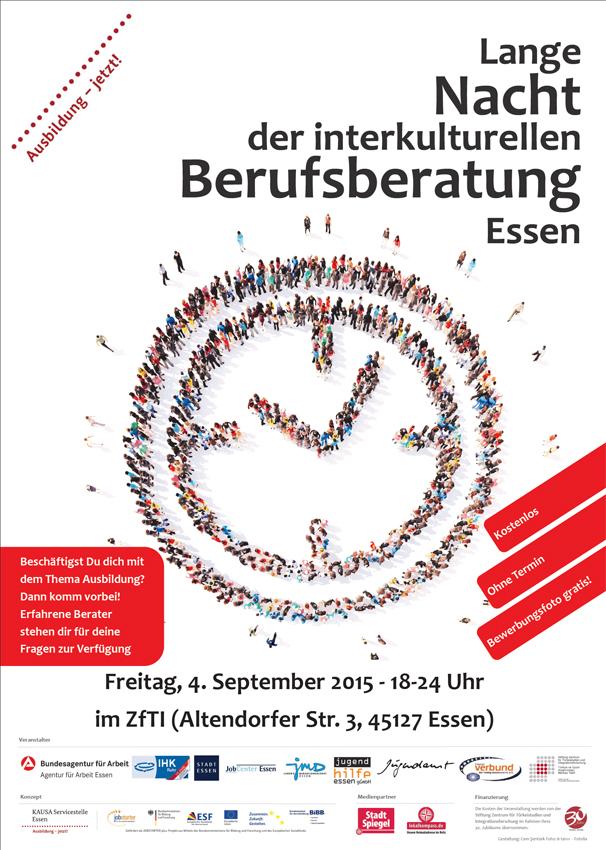 kausaessen's tweet photo. Erste "Lange Nacht der interkulturellen Berufsberatung" findet am 4.9. in @Essen_Ruhr statt. @DerWestenEssen http://t.co/HvBs8d2KZq