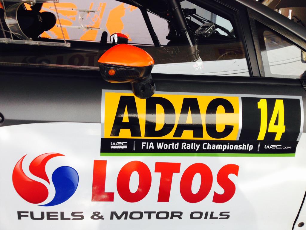 DaniloFappani's tweet photo. Here we are! @SimoCampedelli #RKWRT #14 #NCR #RallyeDeutschland http://t.co/1FJH68xIh0