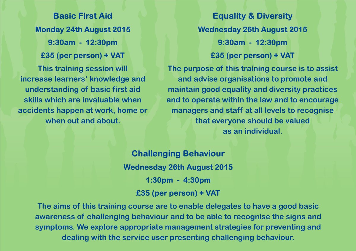 Workforce Training (@training_wf) on Twitter photo We are delivering 3 great courses next week. Call us now on 01905 777910 or email info@train2succeed.co.uk to book! We are delivering 3 great courses next week. Call us now on 01905 777910 or email info@train2succeed.co.uk to book!