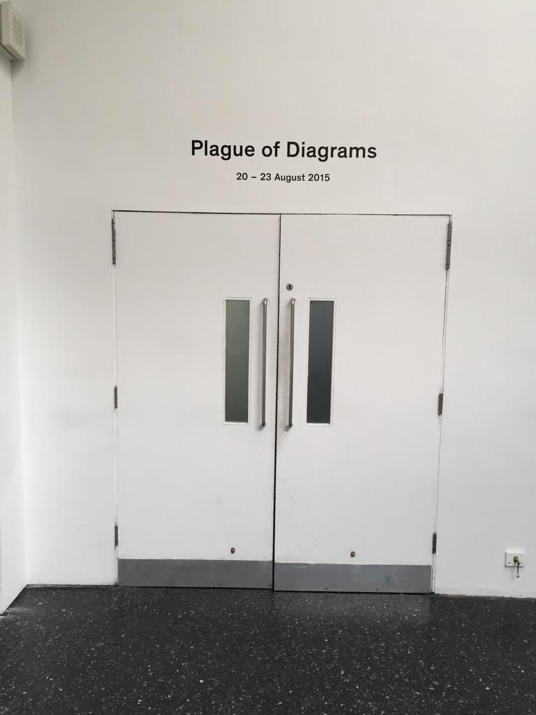 4 days of diagrams and diagramming at the ICA opening tonight with performances