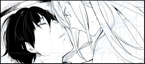 珍しくちゃんとホモっぽい漫画を描こうとしてるんだけどどうあがいてもギャグになるから無理 寝起きが悪い石切丸さんのペーパー新刊に挟むよ! 