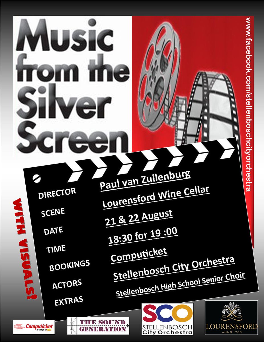 SportingLawyer's tweet photo. Keen for something fun this weekend? #moviemusic #Lourensford #StellenboschCityOrchestra #StarWars @CapeTownMag http://t.co/jKIgzXvbbC