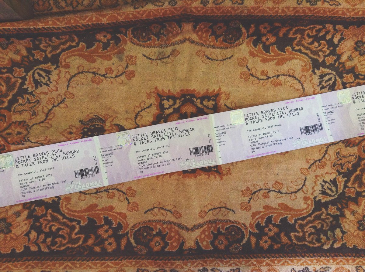 HumbarBand's tweet photo. We still have tickets left for The Leadmill tomorrow night, don’t hesitate to contact us for tickets! http://t.co/gX223qG5sf