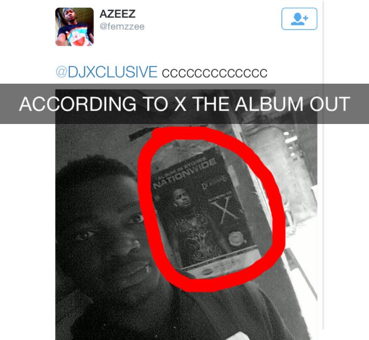 DJXCLUSIVE's tweet photo. ALL LOVE! โค๏ธ๐ฏ MY ALBUM #AccordingToX OUT NOW NATIONWIDE ๐ฏ๐ฏ๐ฏ http://t.co/k7cZIdCa6y