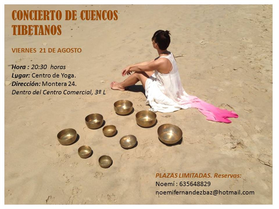 espacio_alma's tweet photo. No te lo pierdas y apúntate!!! VIERNES 21 de agosto, concierto de cuencos Tibetanos en la sala ESPACIO ALMA MADRID. http://t.co/Qu5YIJo3eL