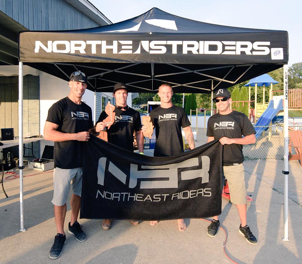 NortheastRiders's tweet photo. Reppin' at #JerseyWakeoff feat. @colinmcevoy &amp; @jcampbell510 #wakeoff #N3R http://t.co/WwlRizhrA1