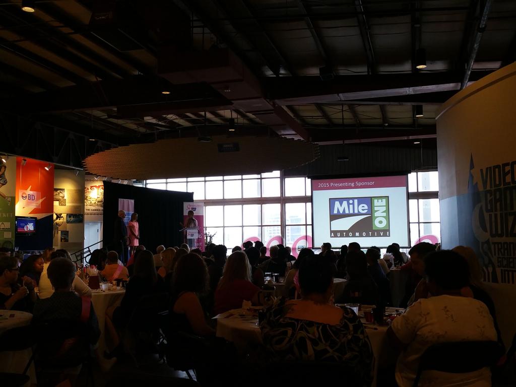 TinaZeff's tweet photo. #MileOne wins the Cup of Hope again! Thanks for the investment into the fight against breast cancer. #MakingStrides http://t.co/GAFNJI1uC9