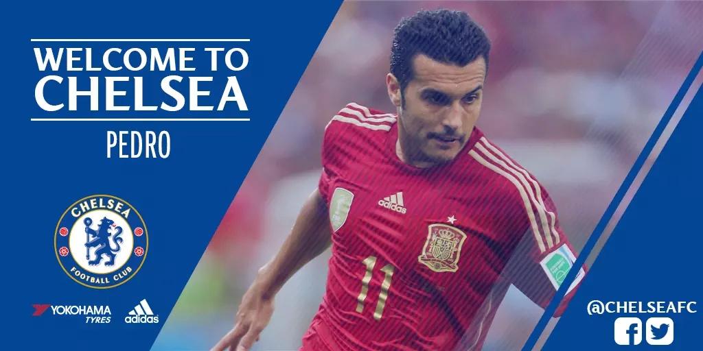 ChelseaFanID's tweet photo. Selamat datang di Chelsea, @_Pedro17_ ! #CFC http://t.co/4FSQA7sW4z
