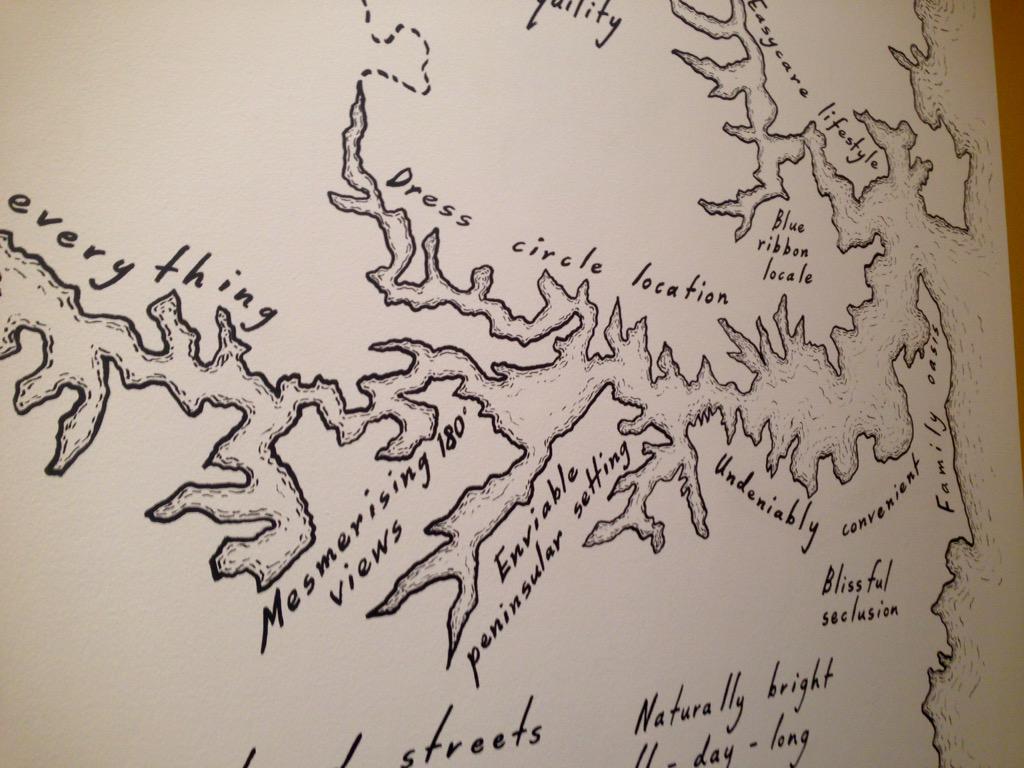 futurecityblog's tweet photo. An alternative map of Sydney with real estate marketing staking its claim @ShermanSCAF #owneroccupy #thelot http://t.co/hPsfq1UnYy