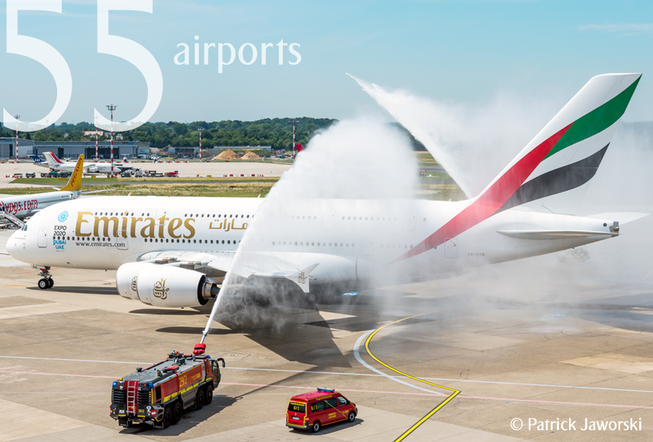 Afri_shere's tweet photo. Did u know that our @Airbus A380 has visited 55 airports around the world? #7yearsofEmiratesA380 http://t.co/7hjkv0sB3s via @emirates