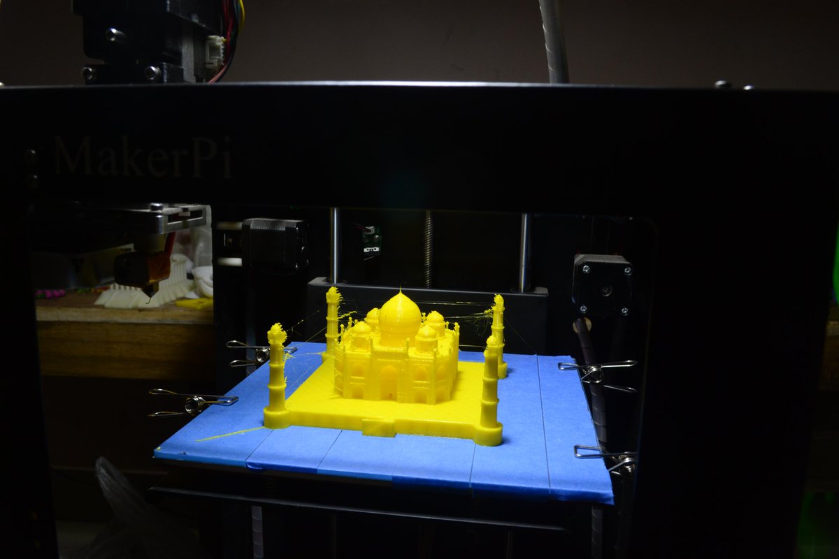 MakeThingi's tweet photo. 3D printed Taj Mahal by #MakerPi Printer @MakeThingi http://t.co/GylERS4QNq