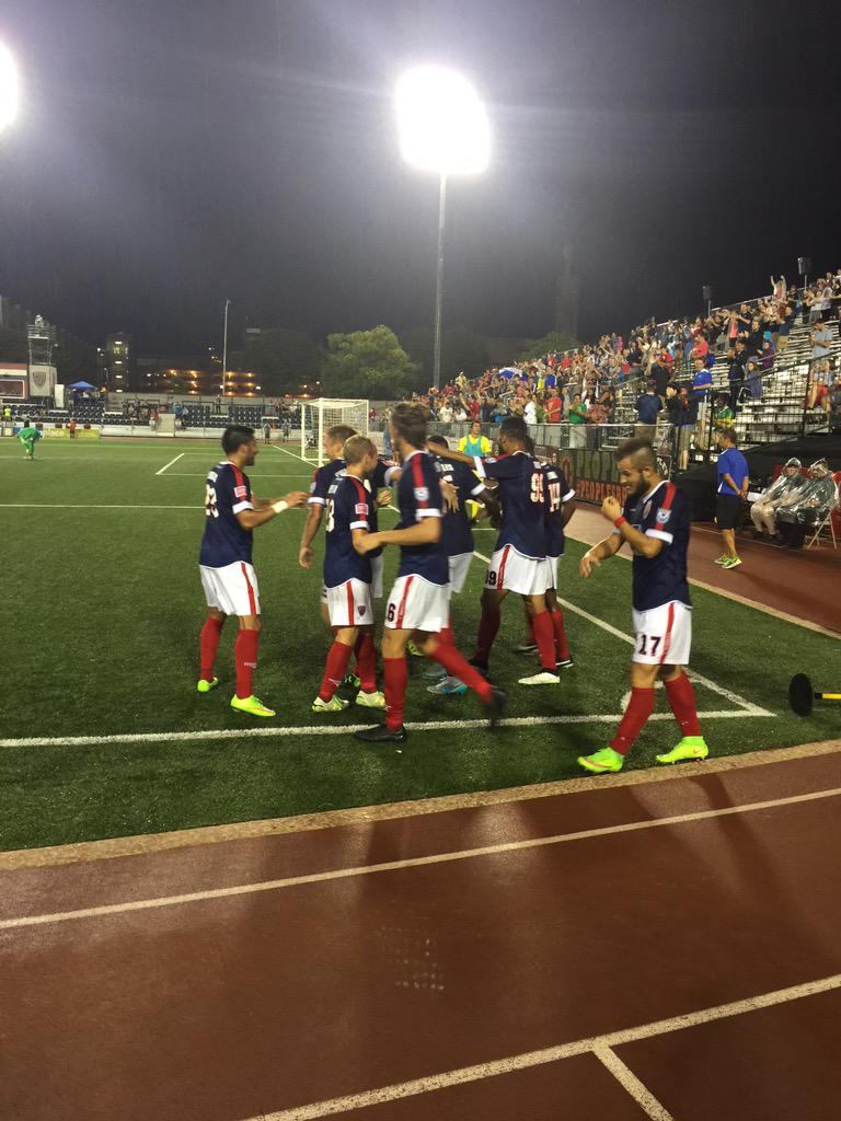 Stojkov (#17) after one of his team's goals