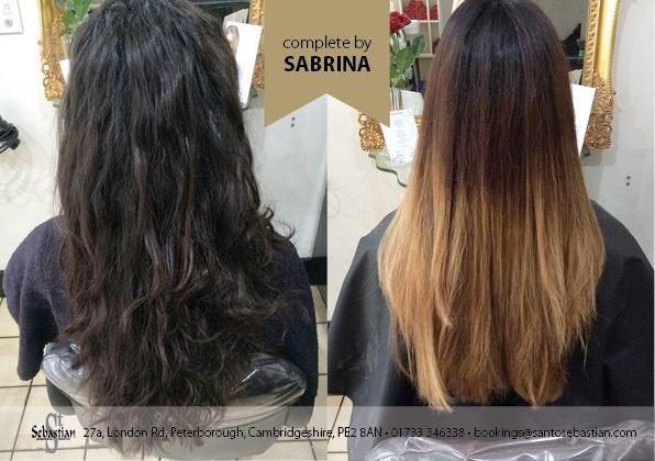 StSebastianHair's tweet photo. Stunning before &amp; after of an ombré completed in the salon this week 😊 http://t.co/27j6l69p3R