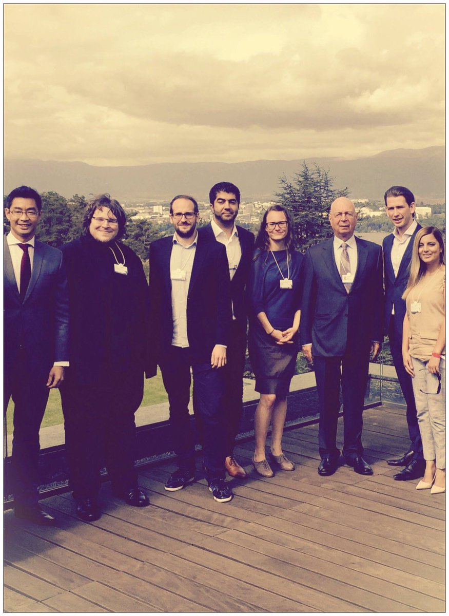 Meeting with <a href="/philipproesler/">Philipp Rösler</a>, <a href="/sebastiankurz/">Sebastian Kurz</a>, Klaus Schwab &amp; <a href="/GlobalShapers/">Global Shapers</a> at #ACM2015 <a href="/wef/">World Economic Forum</a> @davos <a href="/Atomleap_com/">AtomLeap</a>