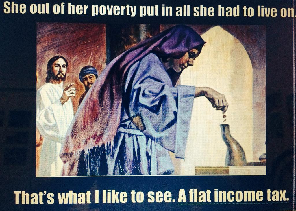 TheRealBrophyKC's tweet photo. #conservativejesus on economics http://t.co/jEcN3DIa8i