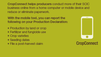 skcropinsurance's tweet photo. Report your harvested production using your smart phone and CropConnect. http://t.co/GAwZRNi6nY   #Saskharvest #SCIC http://t.co/72LNK1uFyg