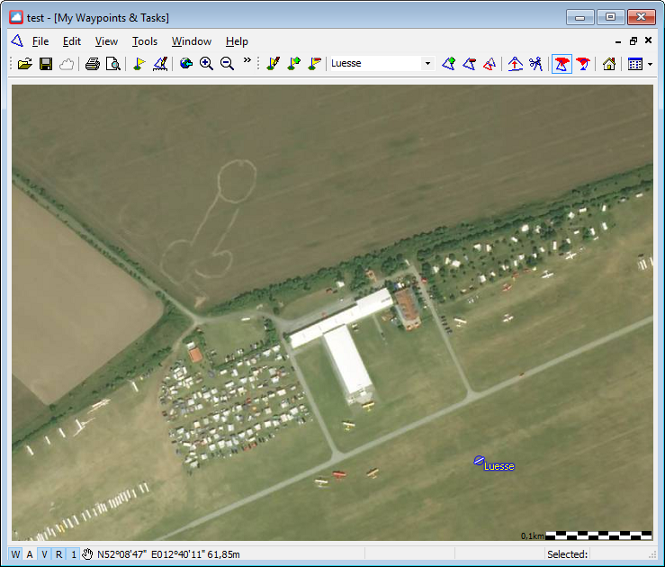 Somebody's been having fun in Lüsse :) Anybody recognizes the competition?
