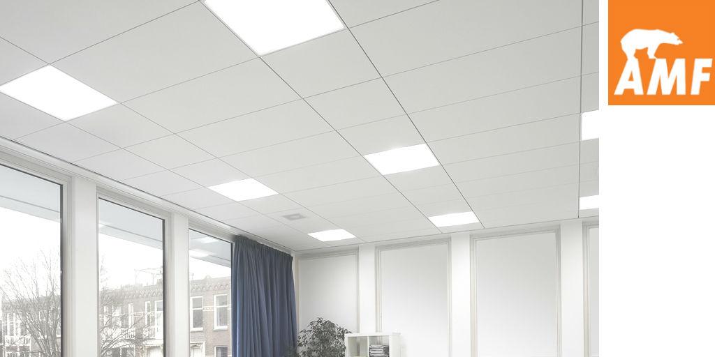 Voor goede akoestiek en comfort: Knauf AMF THERMATEX Acoustic Range! Hét plafondsysteem: buff.ly/1PuAifA
