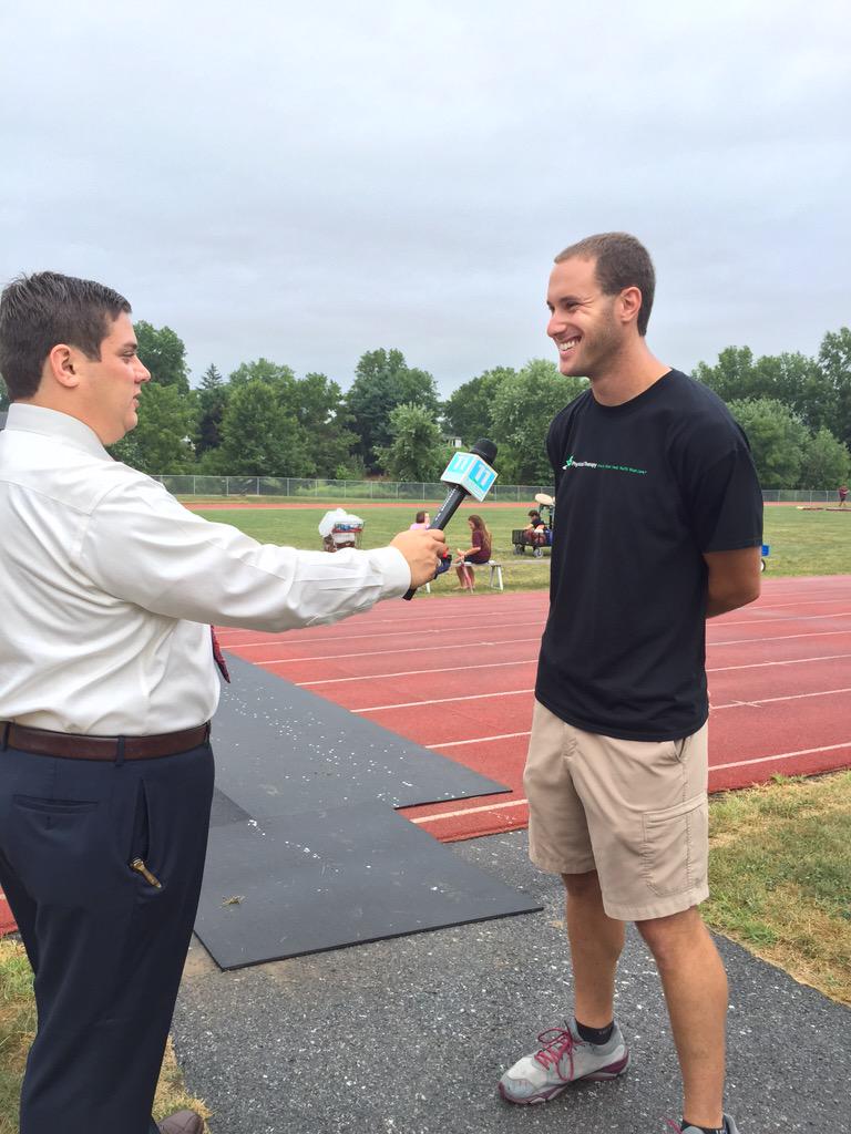 CPRSPT's tweet photo. We are on the news early this morning #Day4 #BaronFootball #Concussions #AthleticTraining #Cable11 http://t.co/q0QxygzNpn