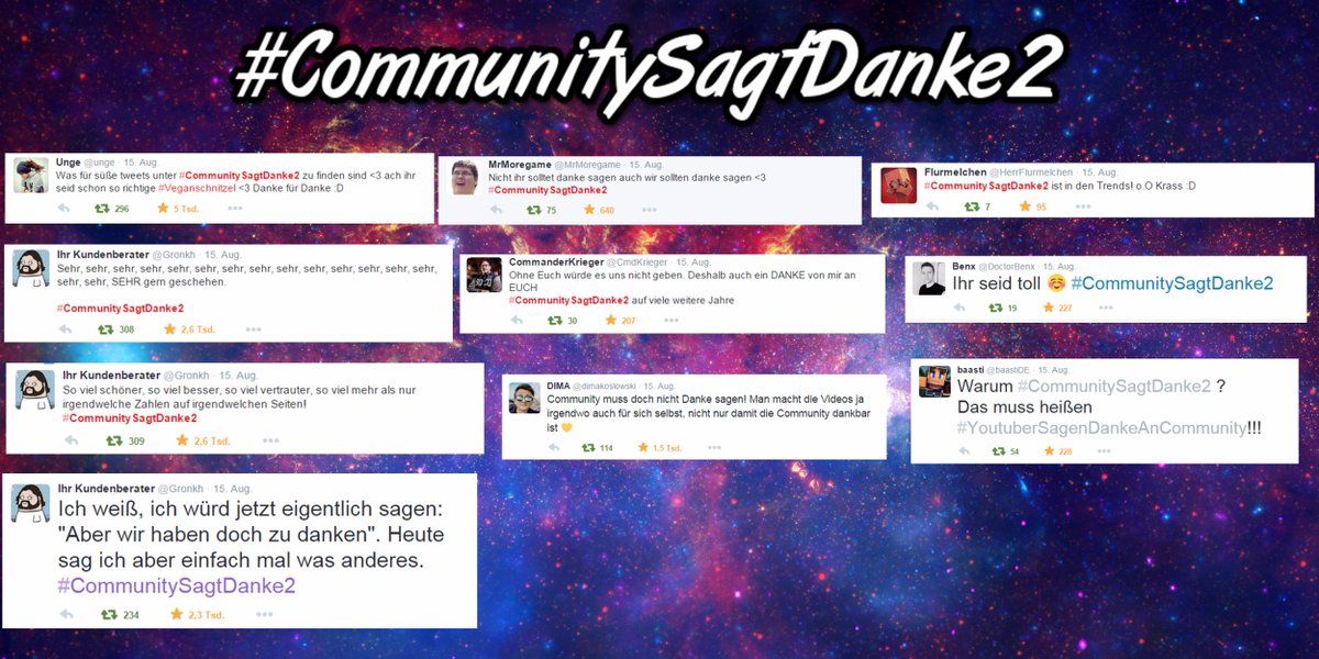 YoutuberUpload's tweet photo. Es ist 20 Uhr, #CommunitySagtDanke2 ist zu ende, 

Ich möchte EUCH danke sagen, ohne euch wären wir nie auf Platz 1 ♥ http://t.co/8d7q0nuzld