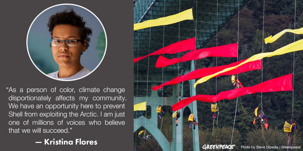 greenpeaceusa's tweet photo. "It’s with ordinary folks like you and me that true power resides." http://t.co/44IleO6PLR via @KristinaNFlores http://t.co/il3GKdTTTr