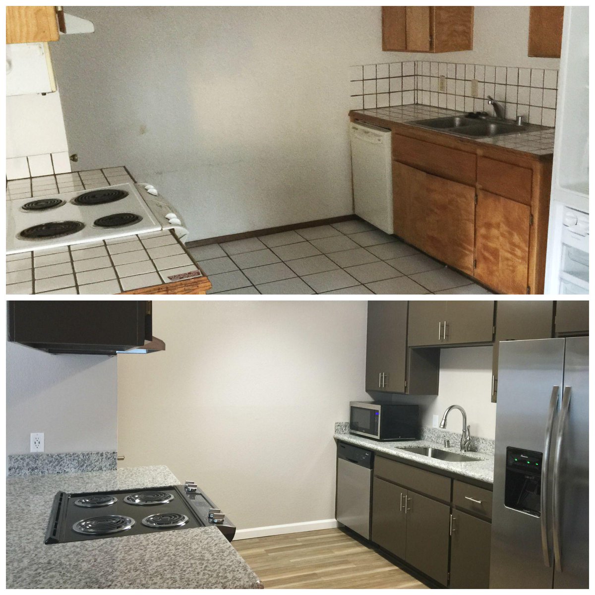 CallTrilogy's tweet image. More before &amp;amp; after photos of our remodeling project for a Chico Sierra Real Estate Management apartment! #ChicoCA