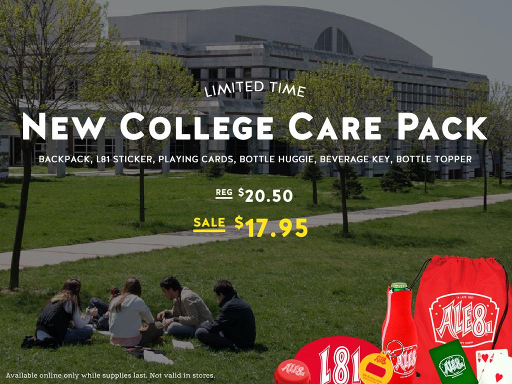 Ale8One's tweet photo. A great gift for the college student in your life! #ale8 #movein http://t.co/VVQf1Dc8Rr