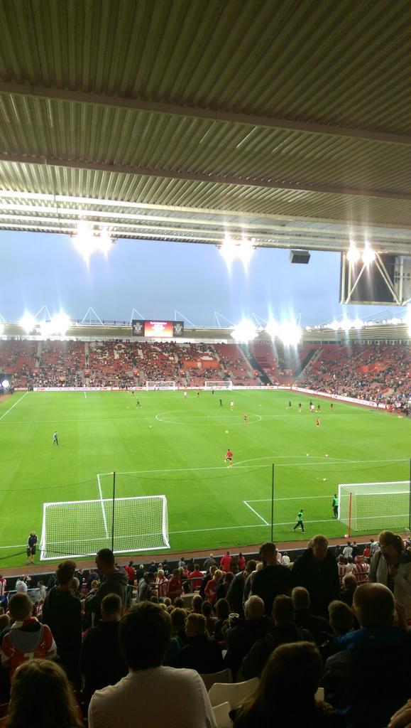 mattzieba's tweet photo. First European game! Very excited #saintsfc #wemarchon http://t.co/jb0aH9aROi