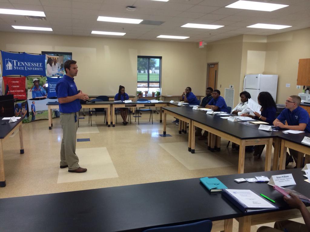 Ambassador Leadership training is underway for the 2015-16 school year. <a href="/TSU_AgLead/">TSU Ag Leadearship</a>