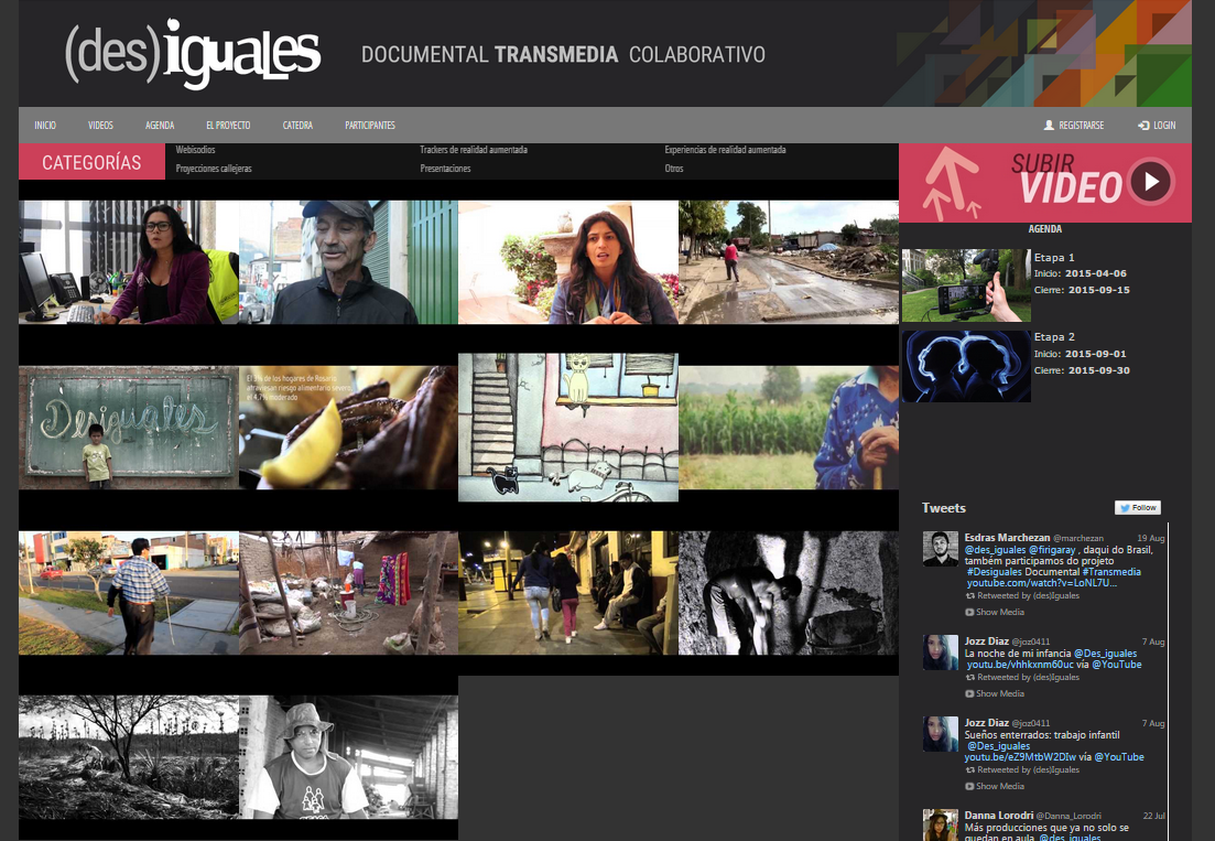 des_iguales's tweet photo. Crece la trama del documental #transmedia colaborativo. Se suman historias en microformatos. ¡Falta tu video! http://t.co/t2O4liIn31