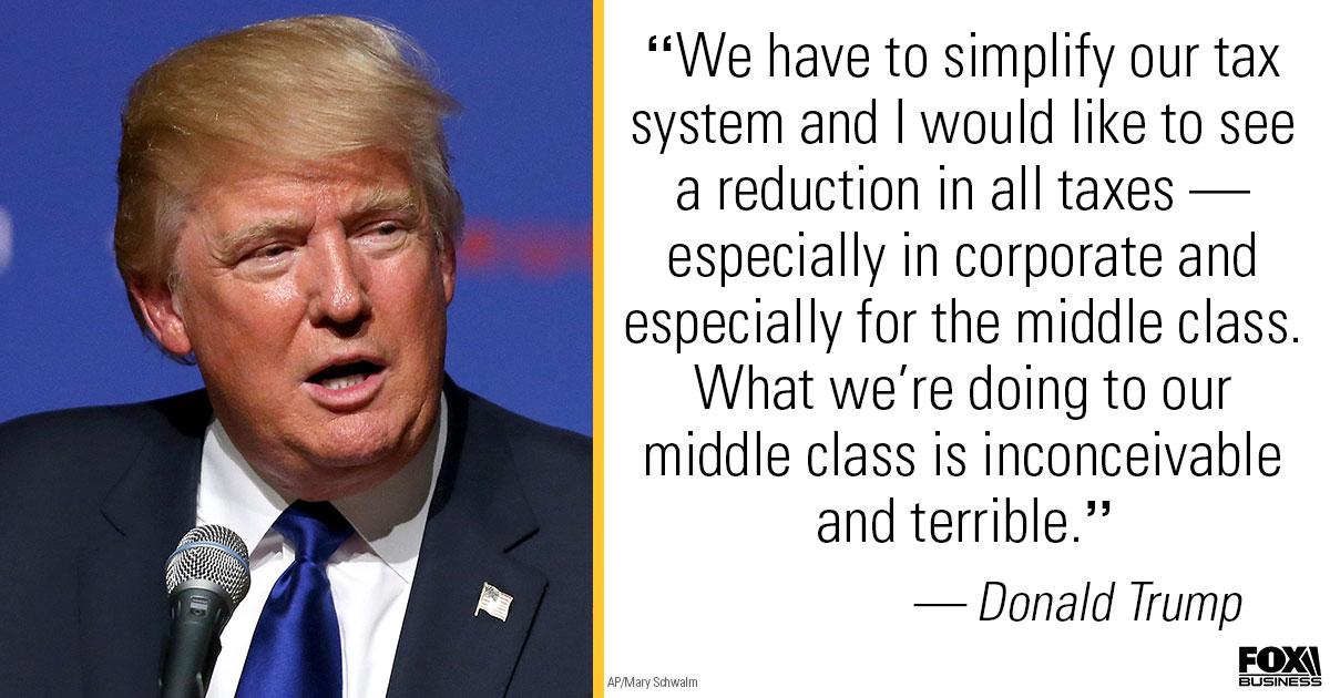 FoxBusiness's tweet image. .@realDonaldTrump said he'll release a comprehensive tax reform plan over the next four weeks. fxn.ws/1TVGovf