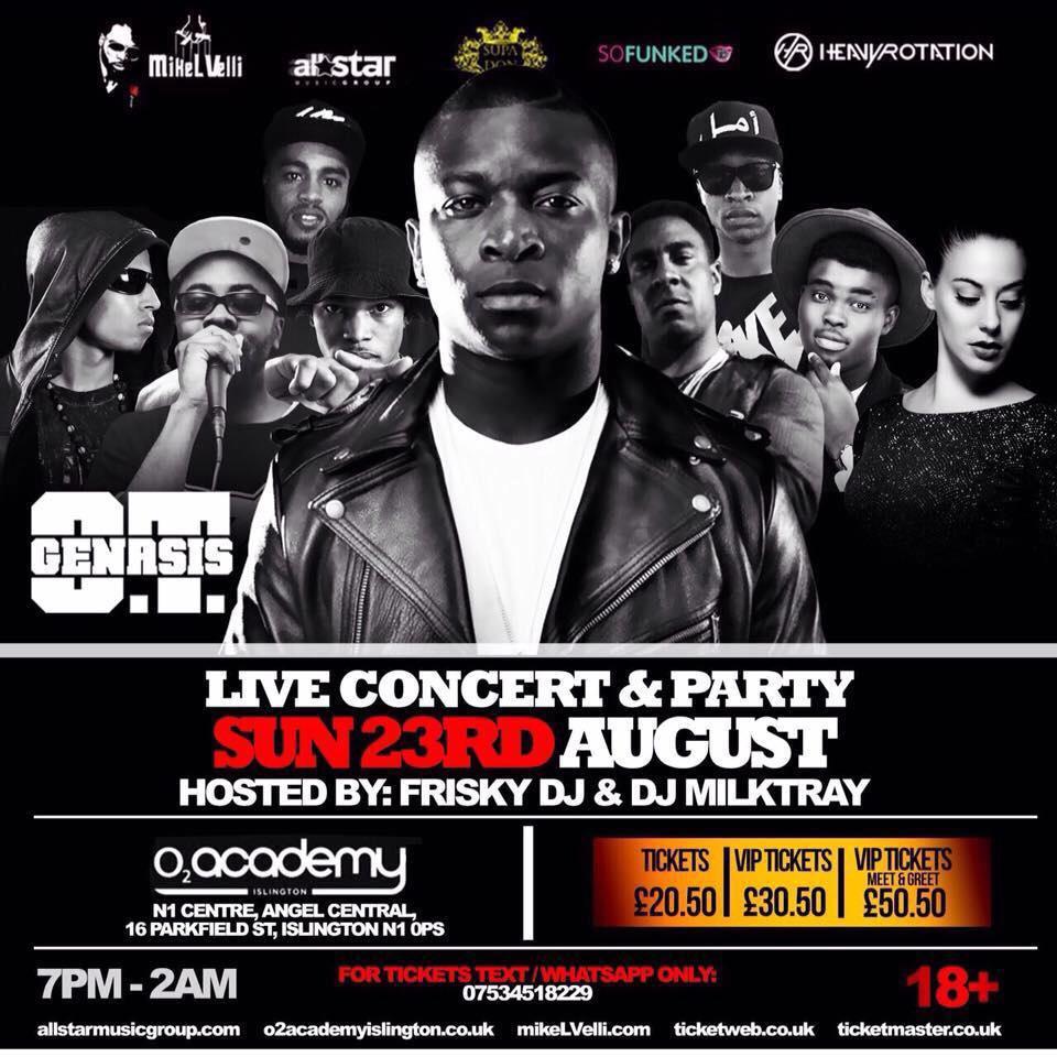 asmguk's tweet photo. Join us for the O.T GENESIS #CocoConcert this Saturday! More info and tickets: http://t.co/0xnthP7I7E http://t.co/cKgp4I0cjM