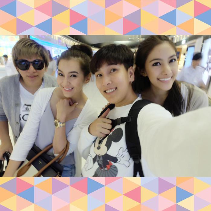 bella_ranee_tv3's tweet photo. IG:ployyyyy La lan la ✈️ here we go โก๊โกโก 😝✌🏻️#sunsilkthailand #pinktrip @ranidapreem http://t.co/0vPrrE1moK